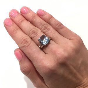 Aquamarine ring